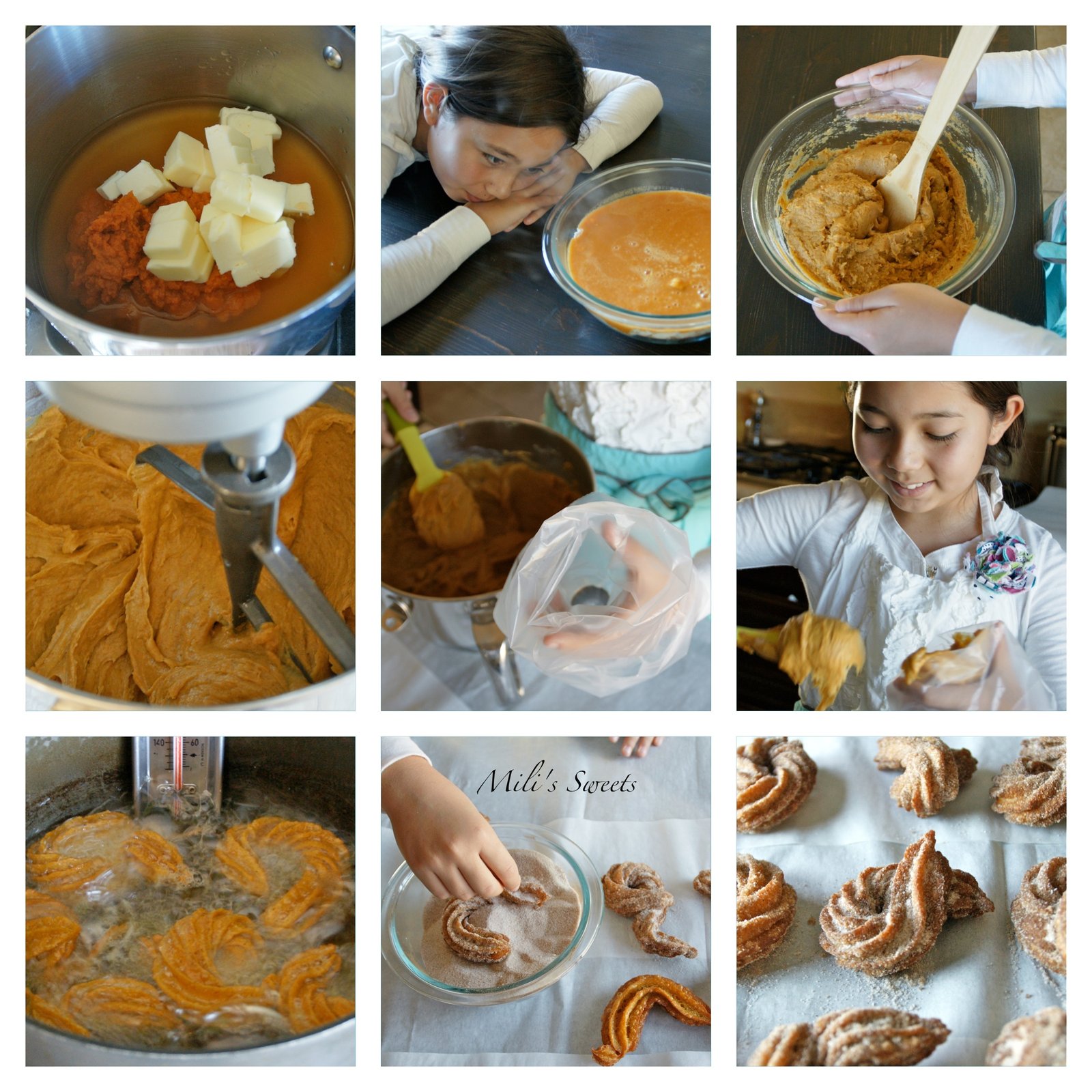 Mili's Sweets pumpkin spice churros recipe 