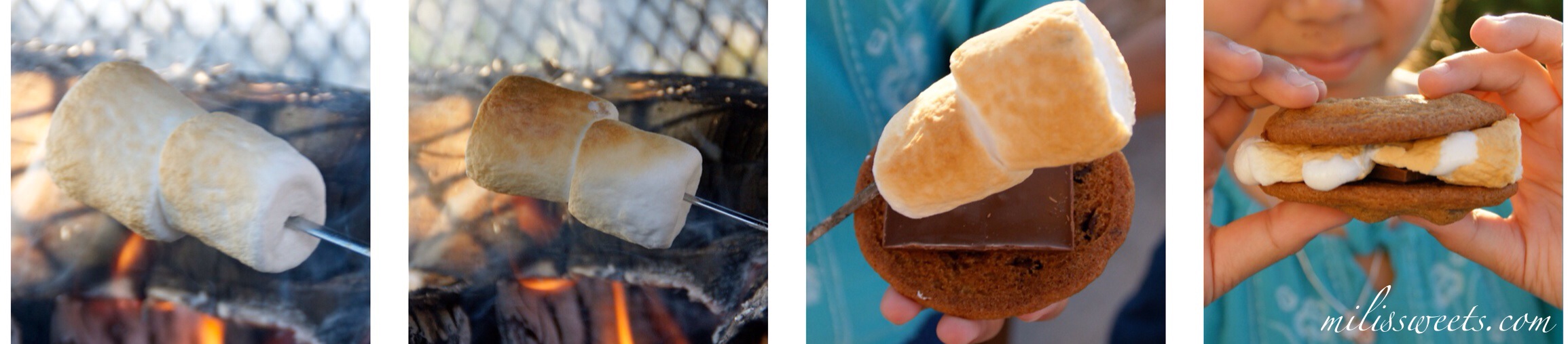 campfire cookies - chocolate chip cookie s