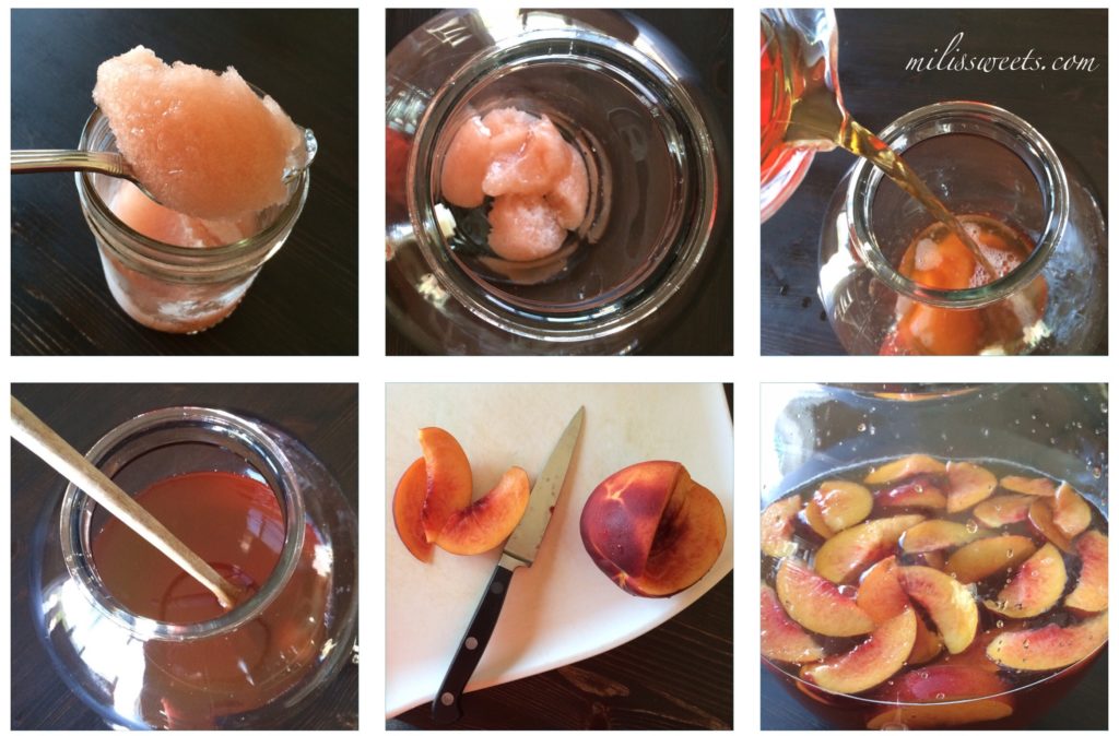 sweet, summertime drinks: peach-nectar iced tea, recipe