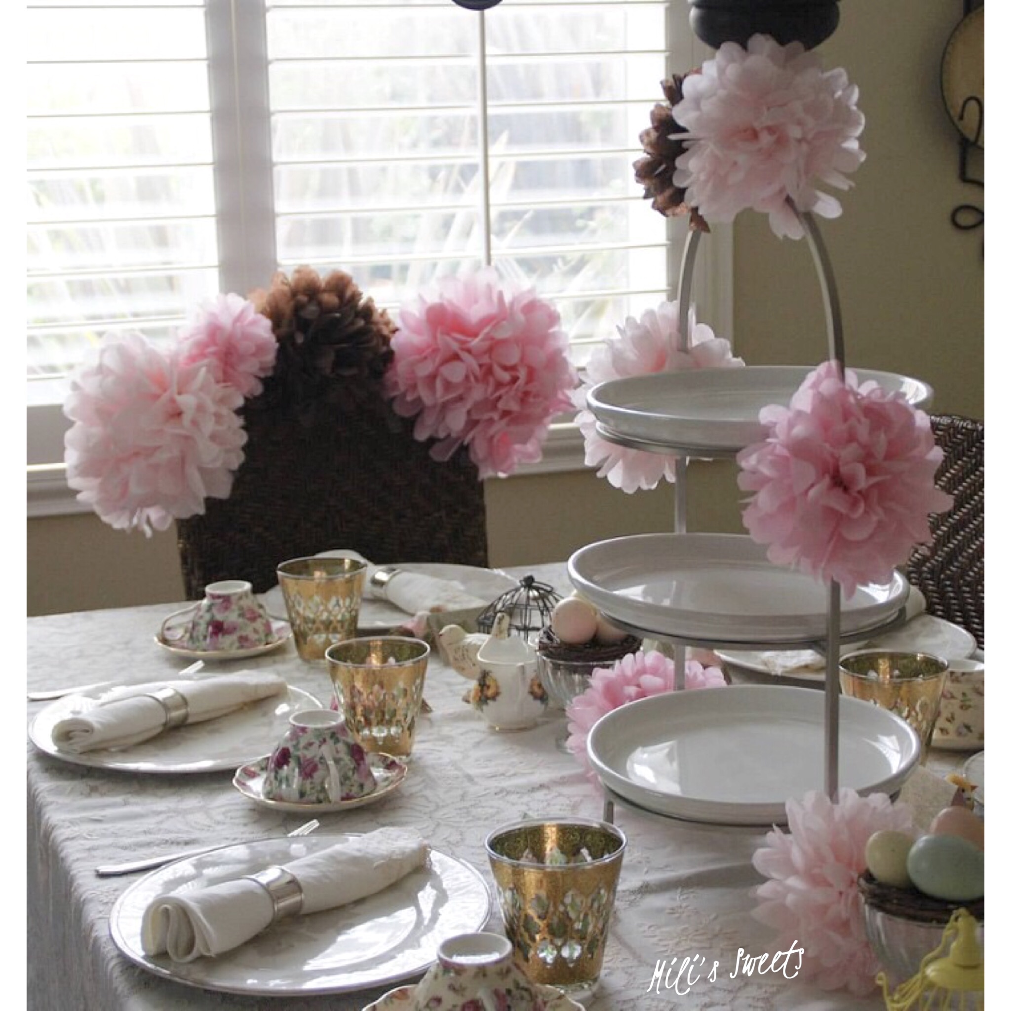 7 year old tea party birthday by Mili 