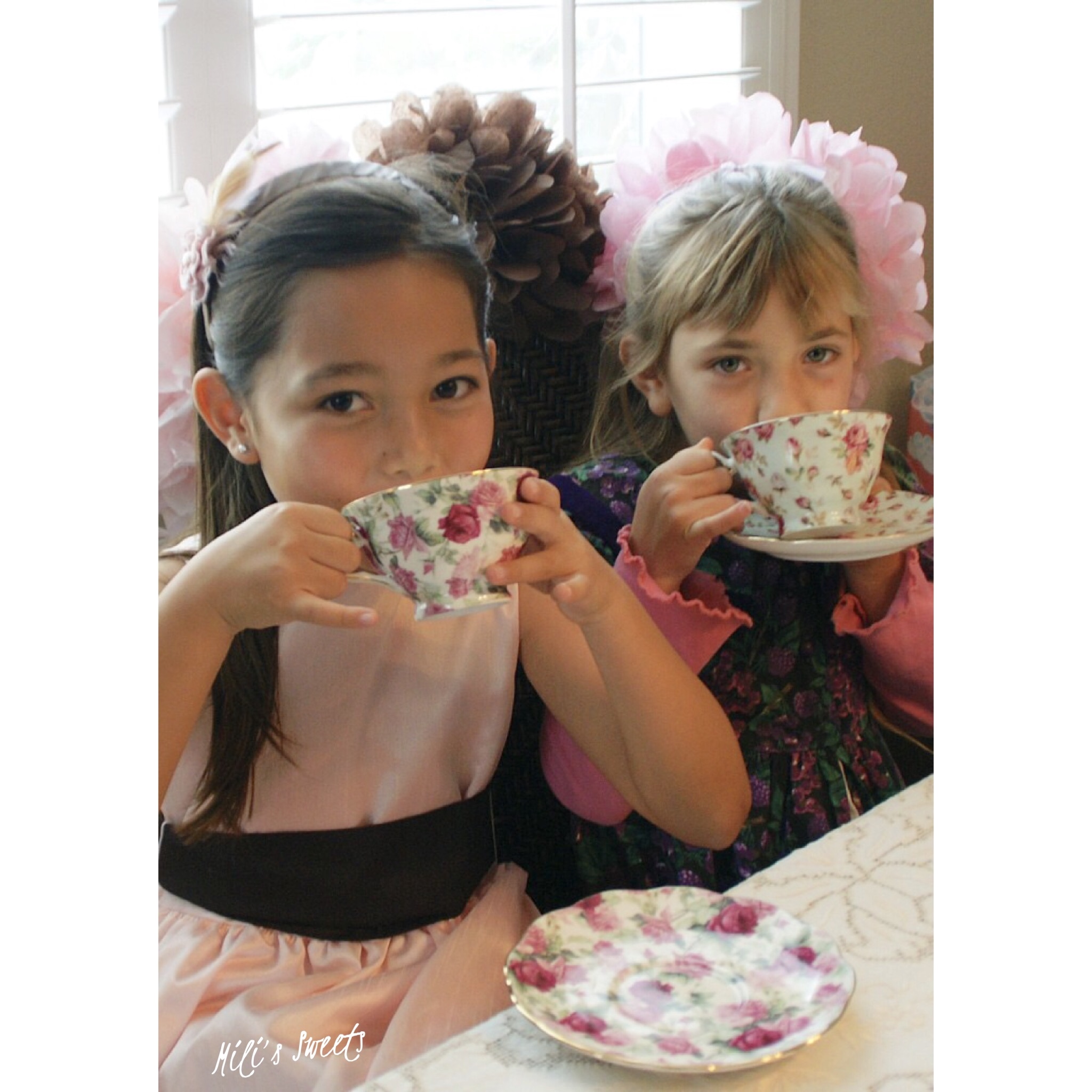 7 year old tea party birthday by Mili 