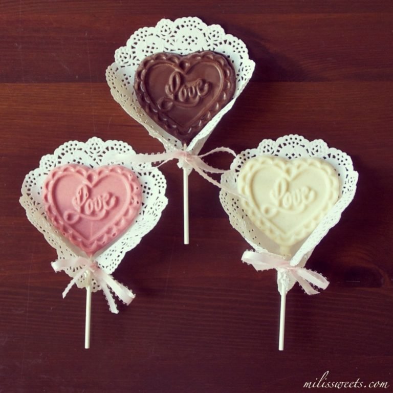 chocolate pops, with love