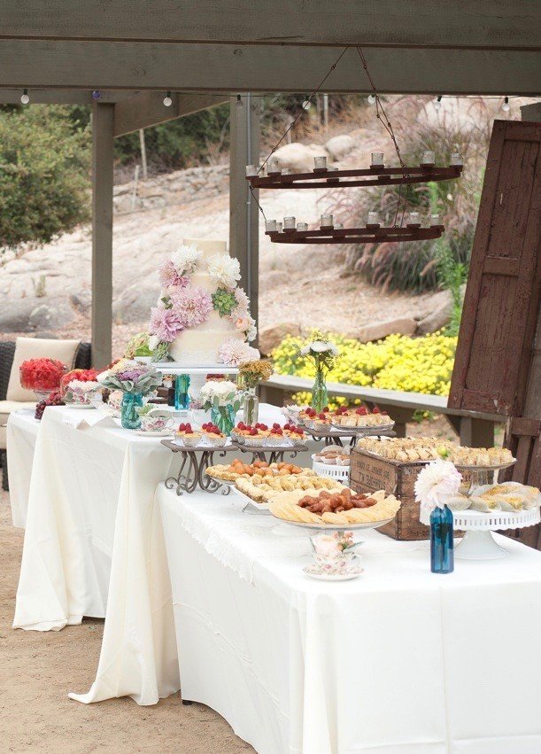 vintage teacup reception