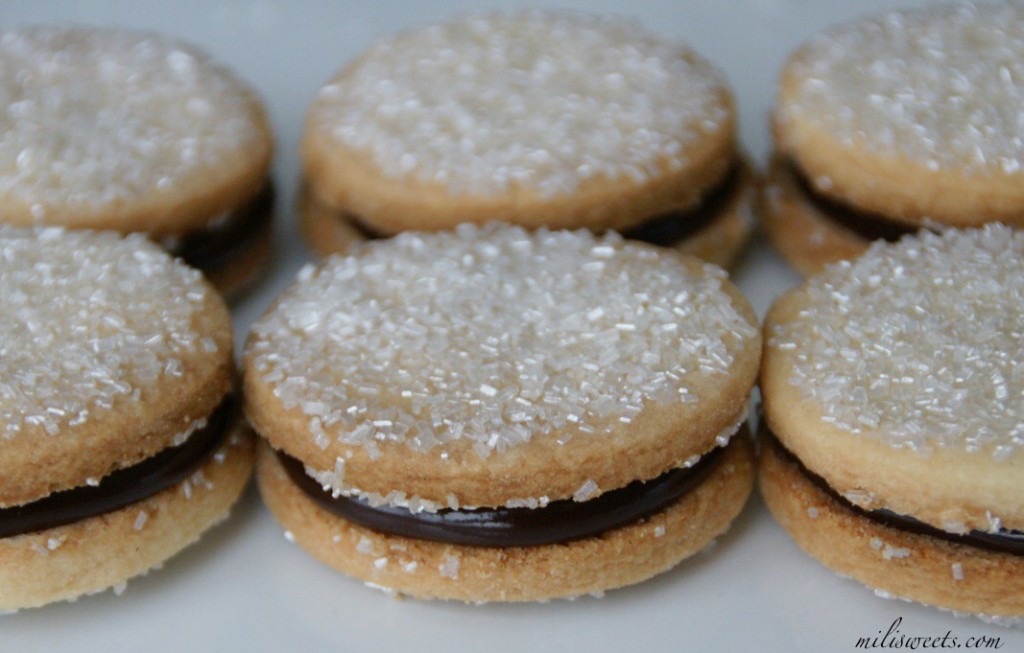 Milano cookies, shortbread and ganache filling recipes by Mili's Sweets
