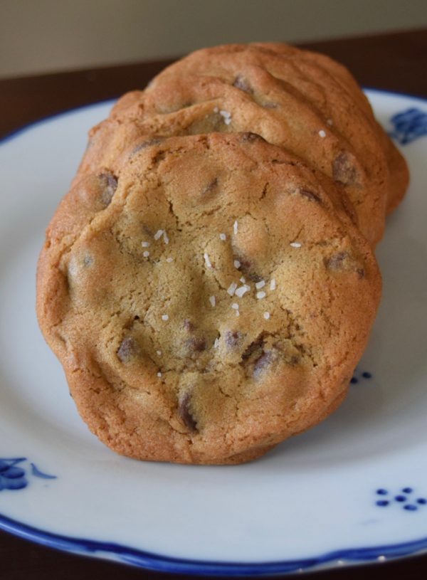 next-level, salted chocolate chip cookies