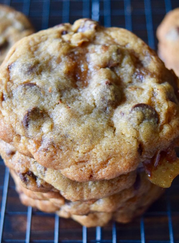 chocolate toffee crunch cookies