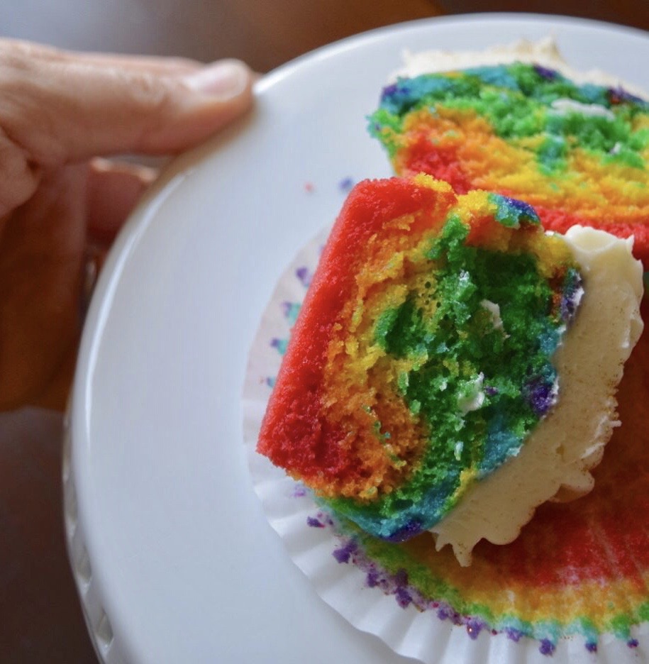 Mili's vegan vanilla cake recipe: taste the rainbow