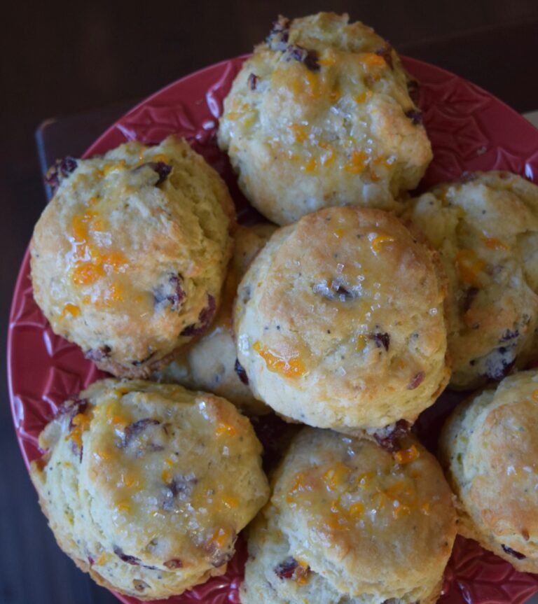 my favorite: cranberry-orange scones