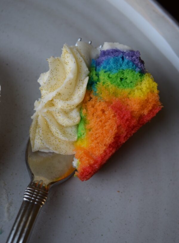 taste the rainbow: vegan vanilla cupcake recipe