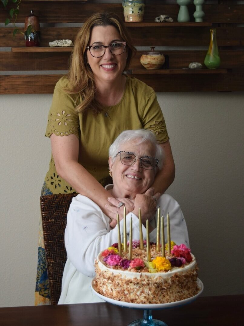 Mom (aka Nonna) and me